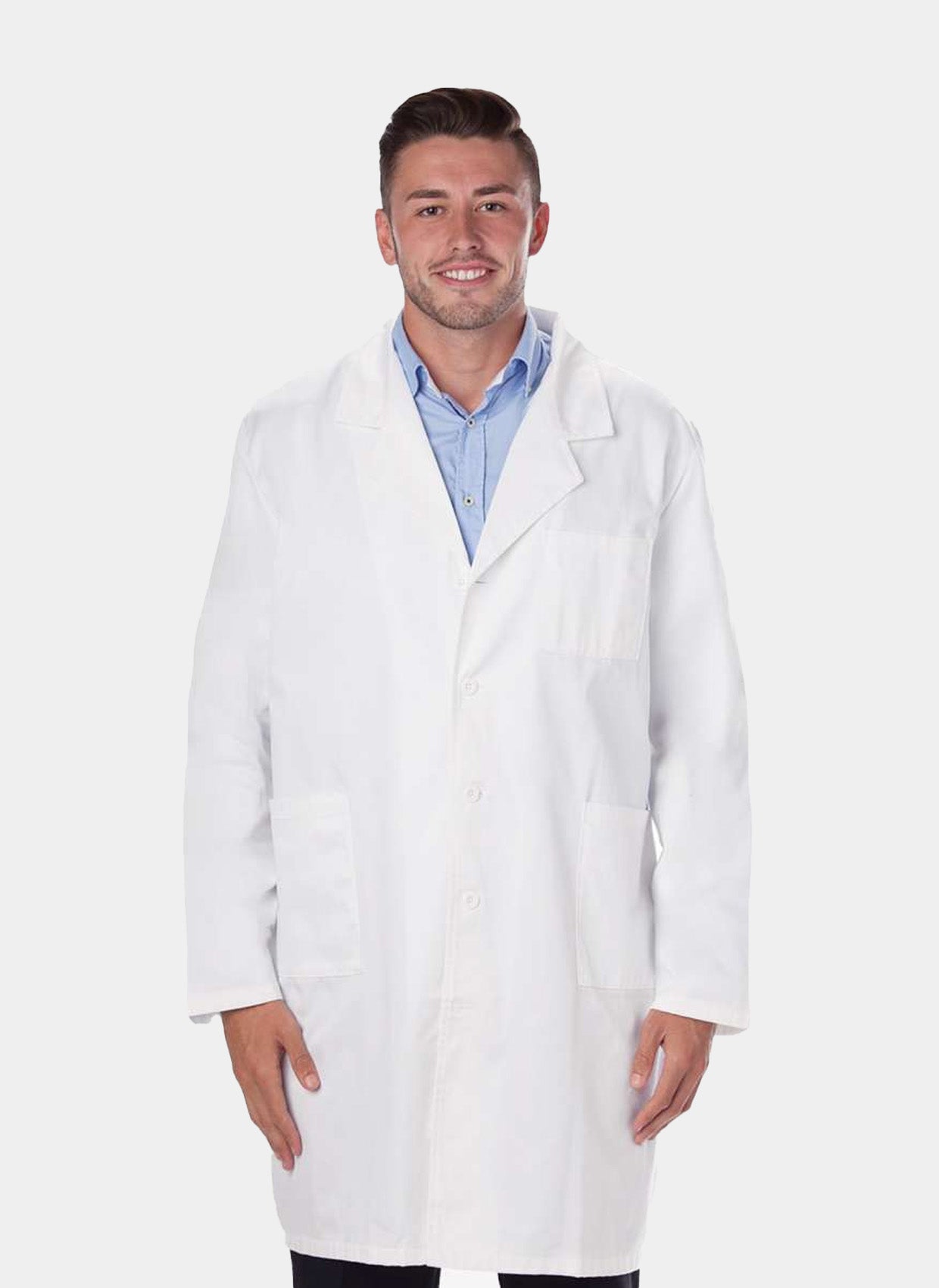 Blouse médicale blanche de laboratoire Prestige-Homme