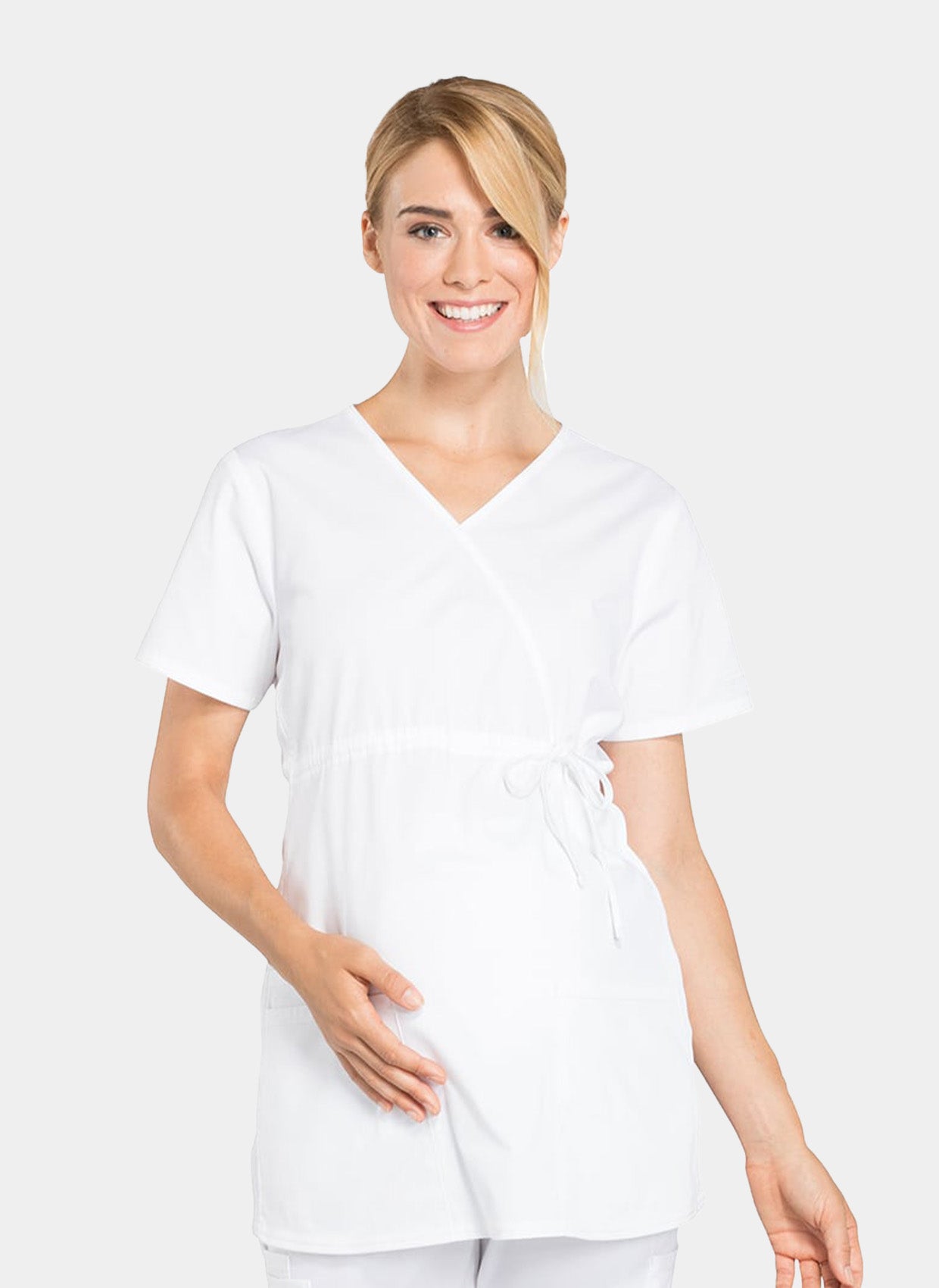 Blouse médicale de maternité Cherokee blanc