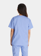 Blouse médicale femme Dickies EDS col en V bleu ciel dos