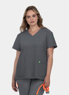 Blouse médicale femme Koi Cureology Cardi - Etain