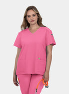 Blouse médicale femme Koi Cureology Cardi - rose framboise