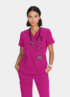 Blouse médicale femme Koi Next Gen Agitation et passion rose azalée