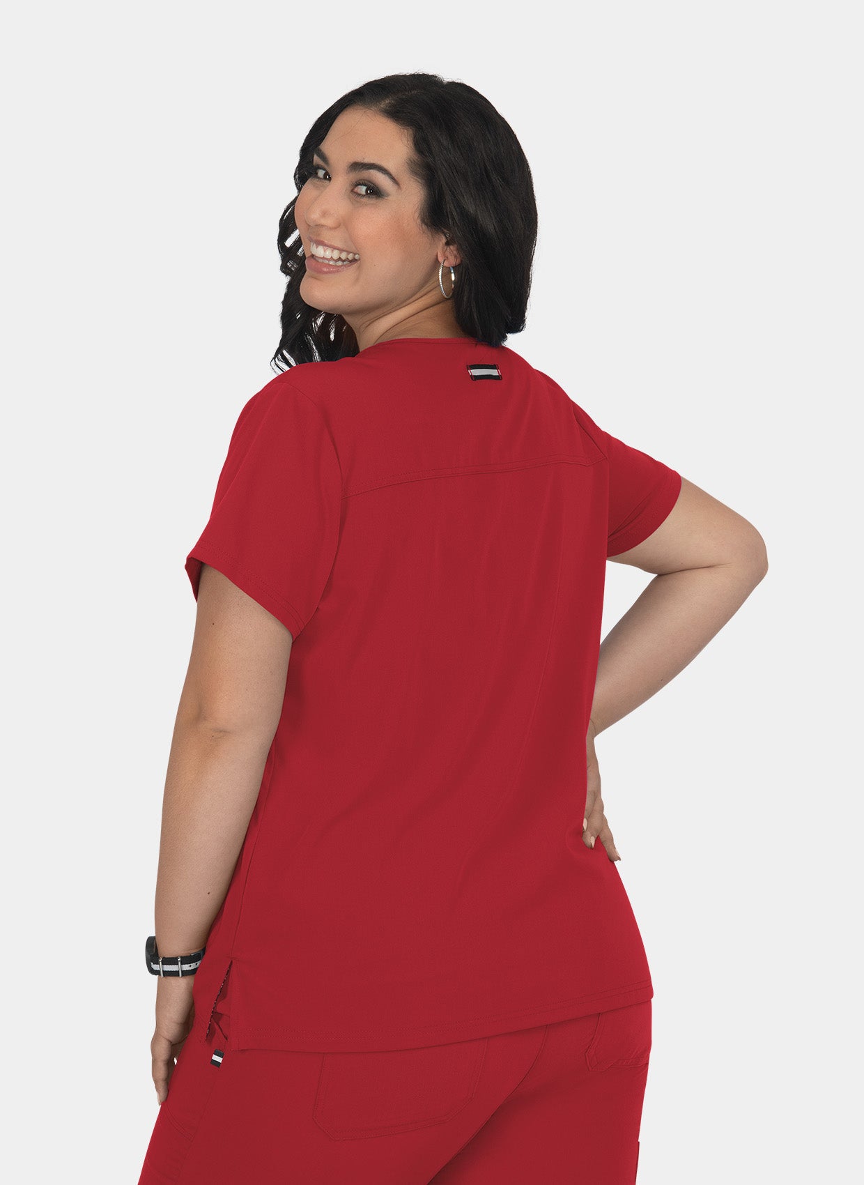 Blouse médicale femme Koi Next Gen Agitation et passion Rubis dos