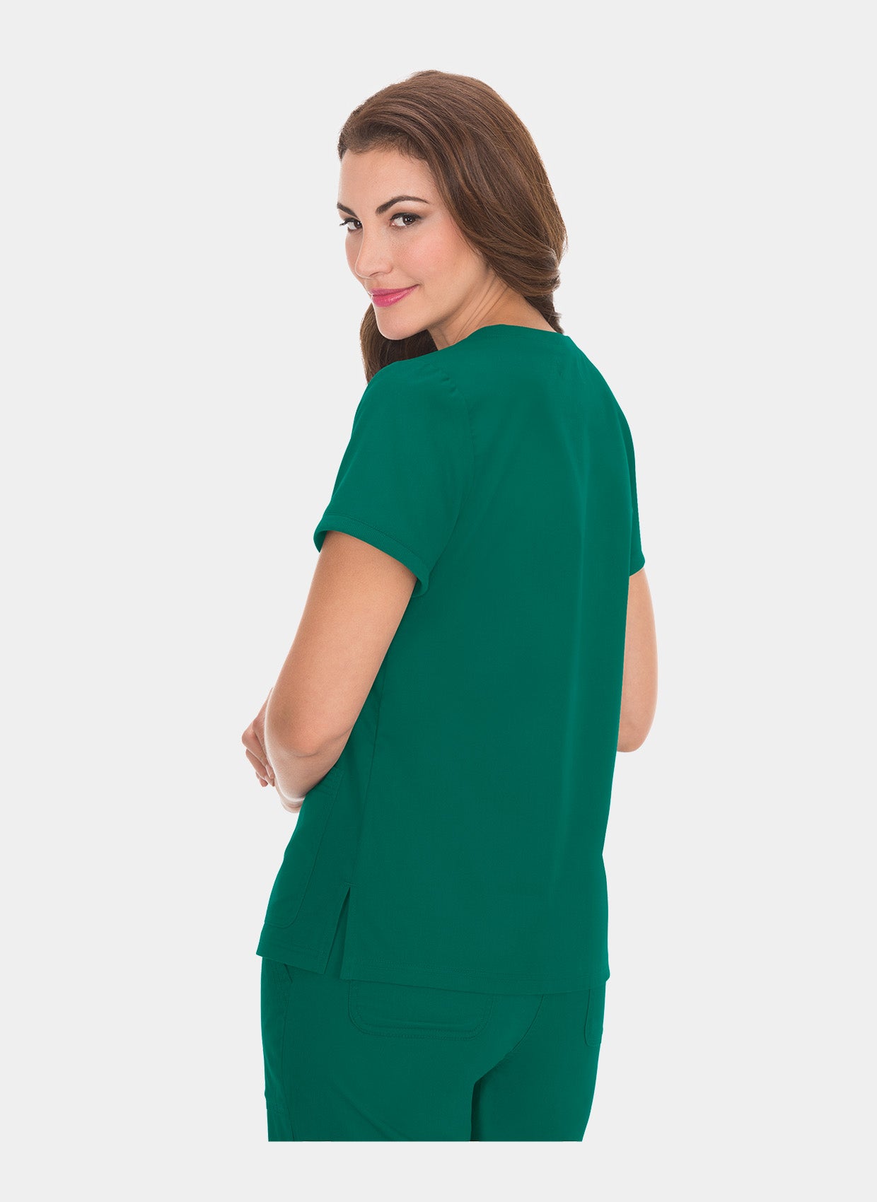 Blouse médicale femme Koi Nicole - Vert forêt - dos