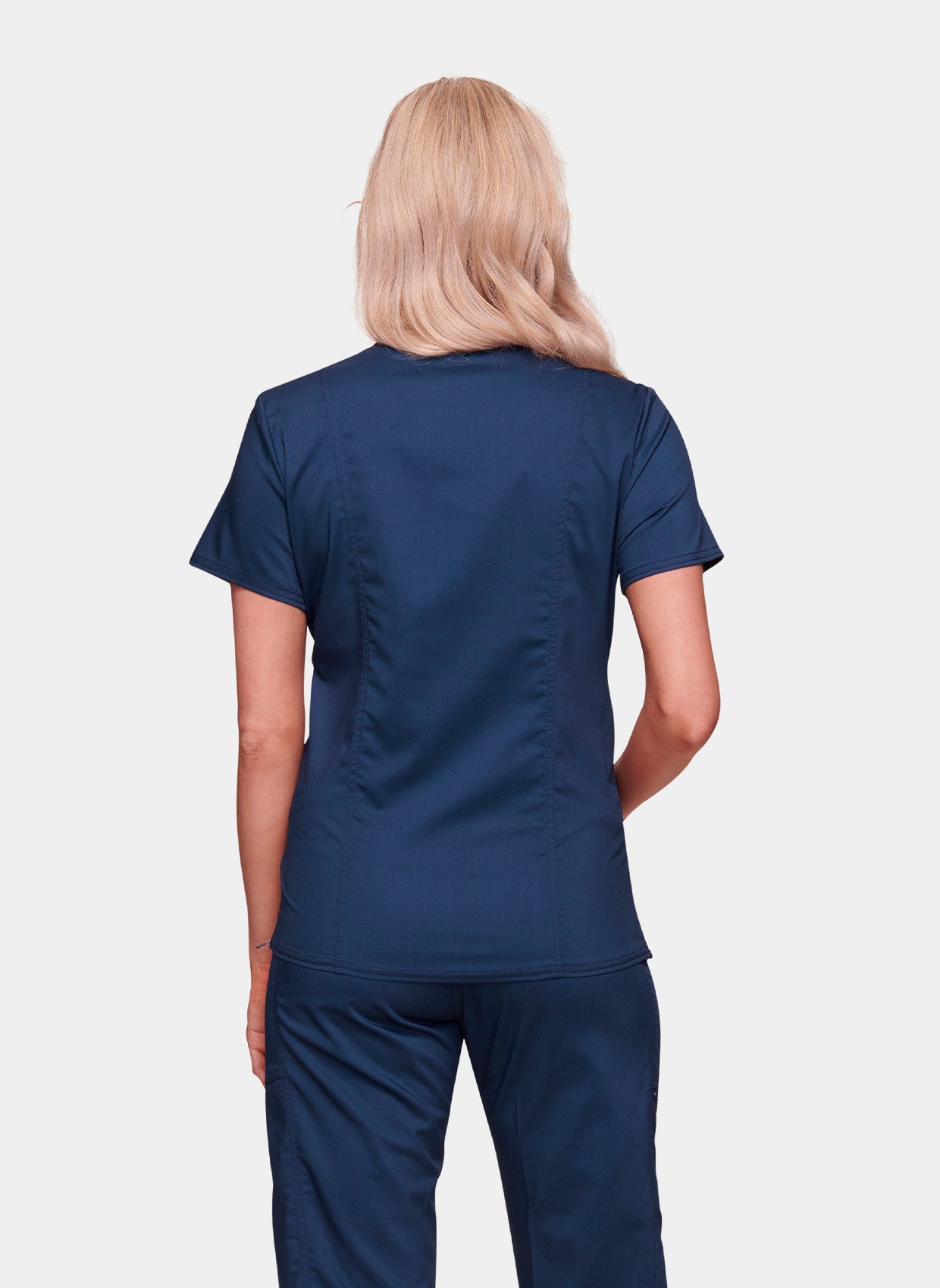 Blouse médicale femme maternité Cherokee Révolution bleu marine dos