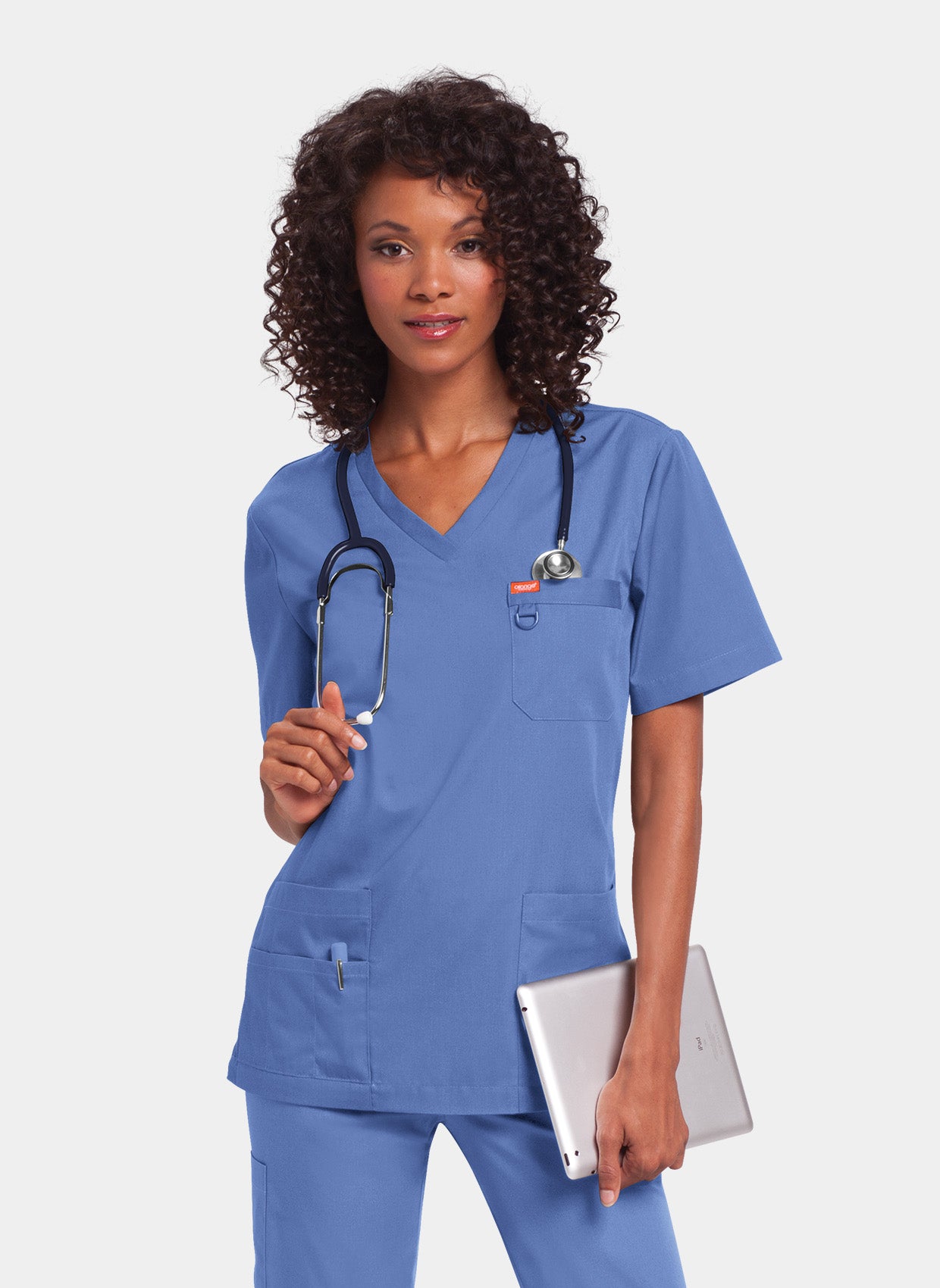 Blouse médicale unisexe Balboa Orange Standard - Bleu ciel