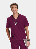 Blouse médicale unisexe Balboa Orange Standard - Bordeaux