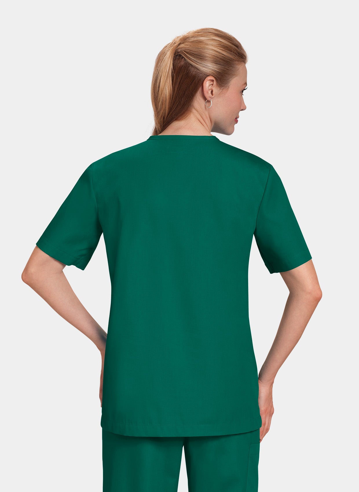 Blouse médicale unisexe Balboa Orange Standard - Vert forêt - dos