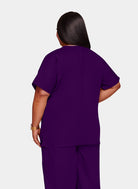 Blouse médicale unisexe Cherokee Classique aubergine dos