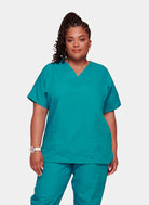 Blouse médicale unisexe Cherokee Classique bleu canard