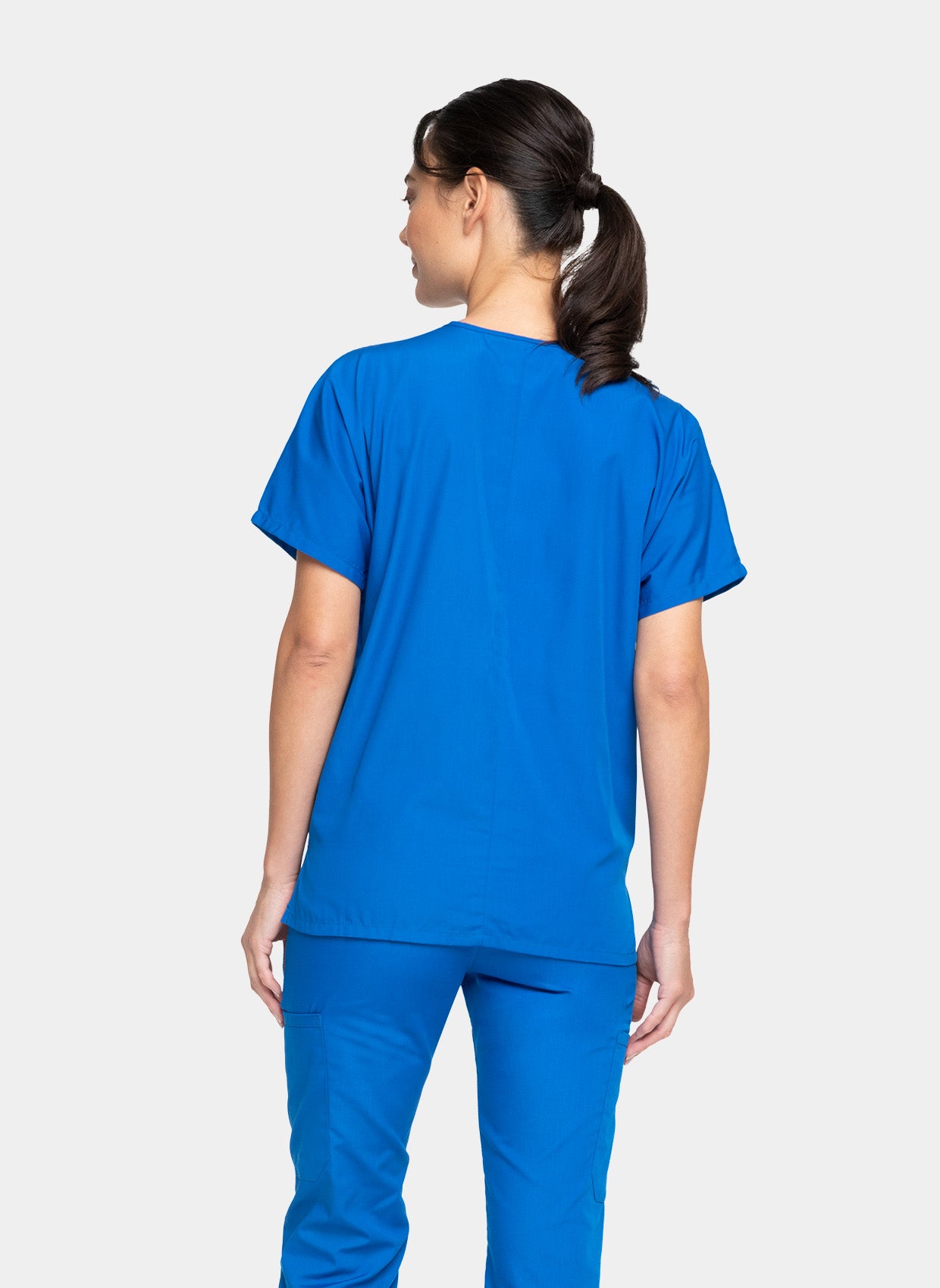 Blouse médicale unisexe Cherokee Classique bleu roi dos