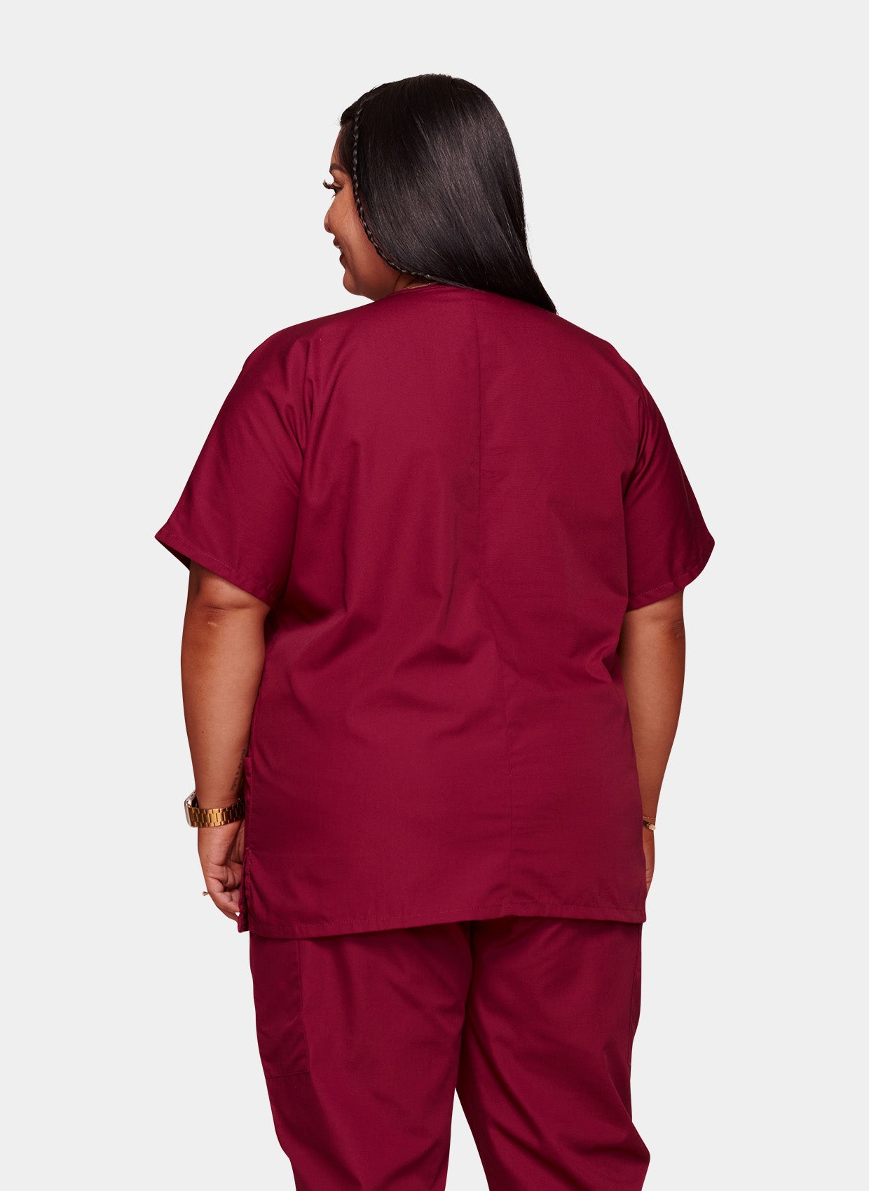 Blouse médicale unisexe Cherokee Classique bordeaux dos