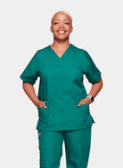 Blouse médicale unisexe Cherokee Classique vert forêt