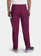 Pantalon médical Cargo homme Koi Cureology Neuro - Bordeaux - dos