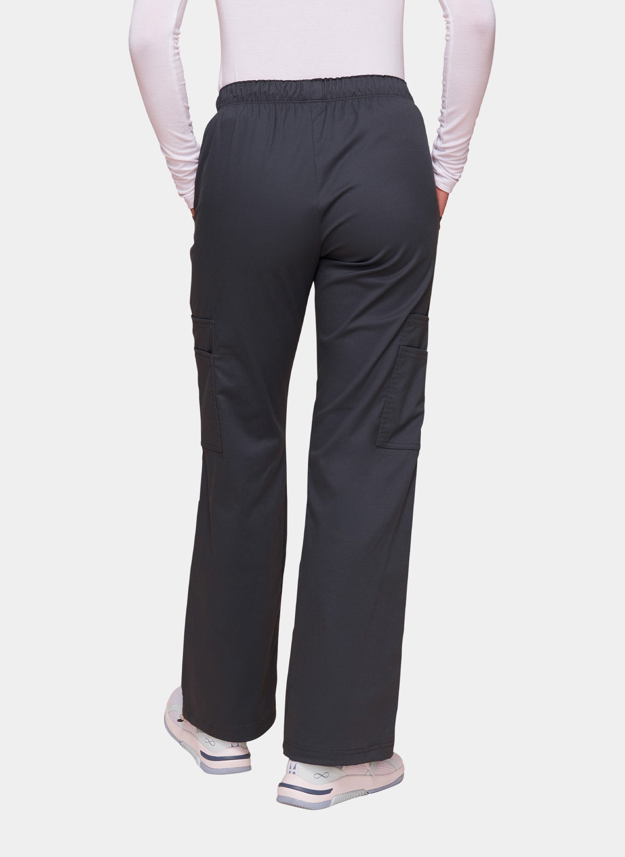 Pantalon médical Unisexe Cherokee Core Stretch taille mi-haute étain dos