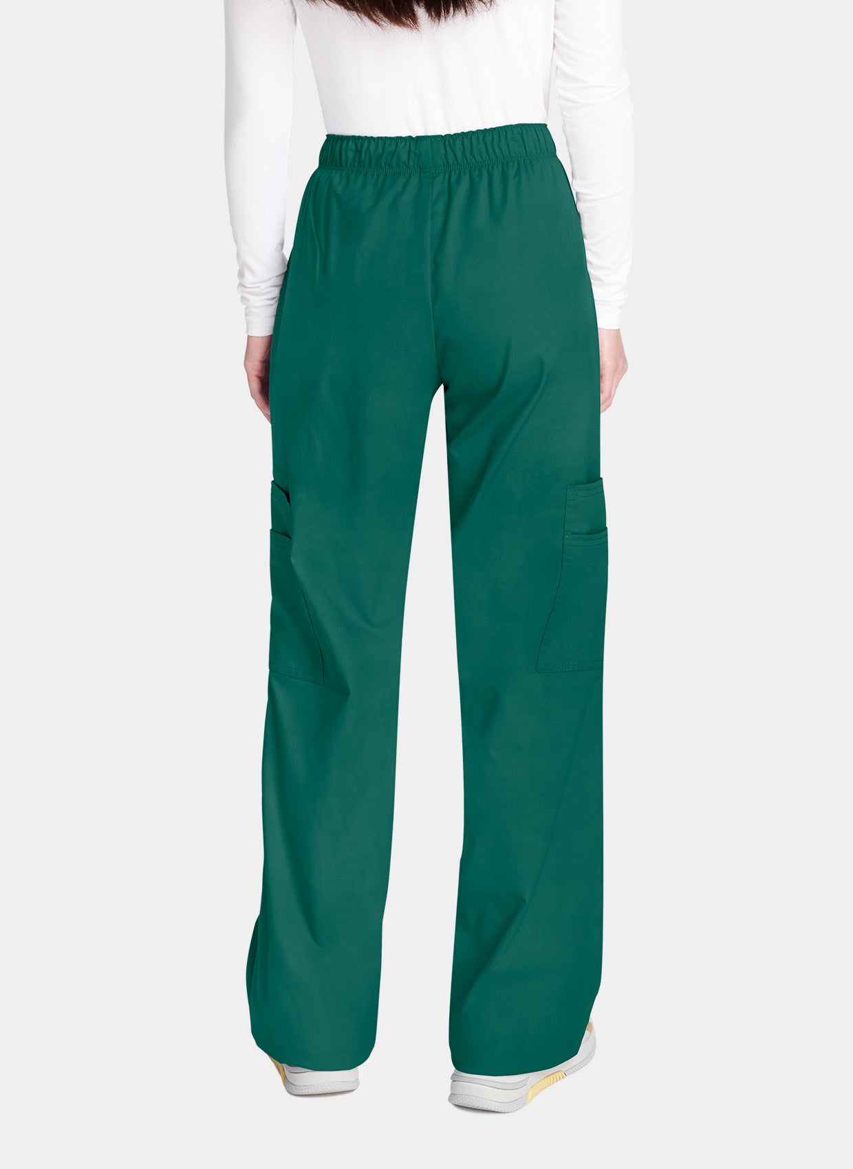 Pantalon médical Unisexe Cherokee Core Stretch taille mi-haute vert forêt dos