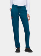 Pantalon médical femme Koi Cureology Atria bleu caraibes