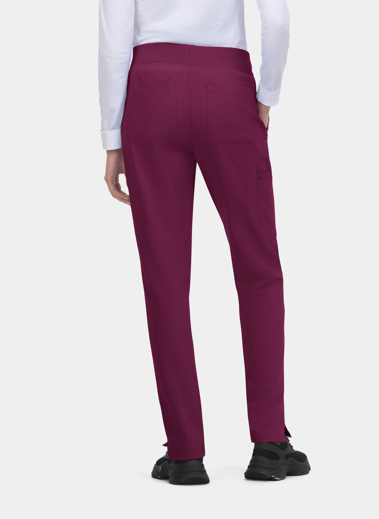 Pantalon médical femme Koi Cureology Atria - Bordeaux - dos