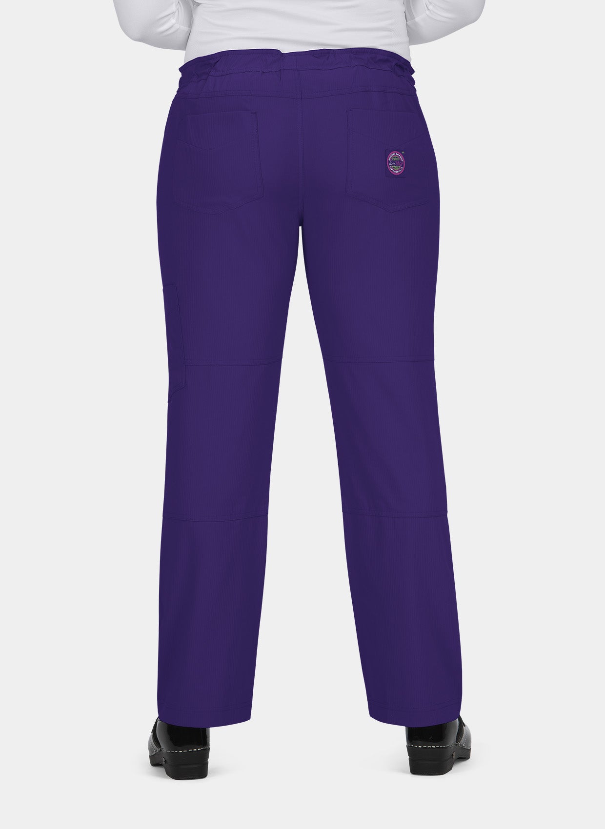 Pantalon médical femme Koi Lite Paix - Raisin - dos