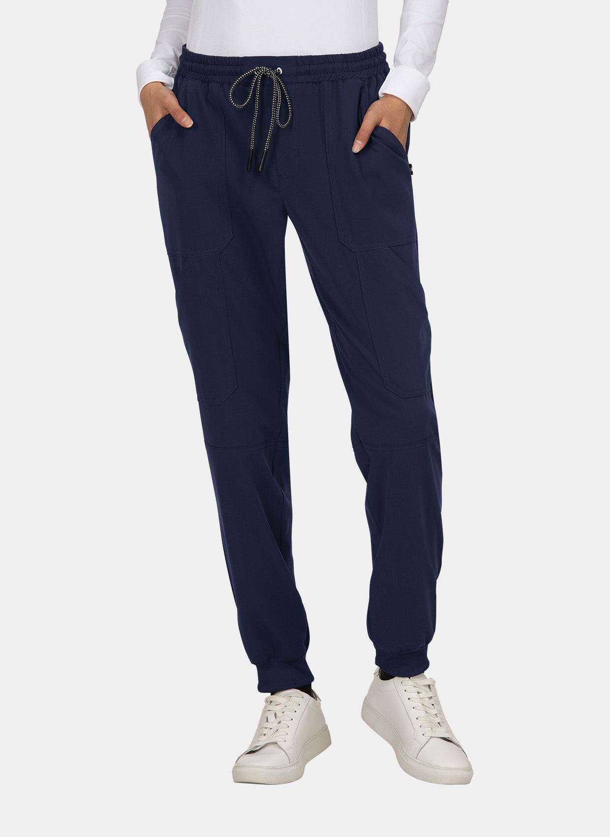 Pantalon médical femme Koi Next Gen Bonnes ondes bleu marine