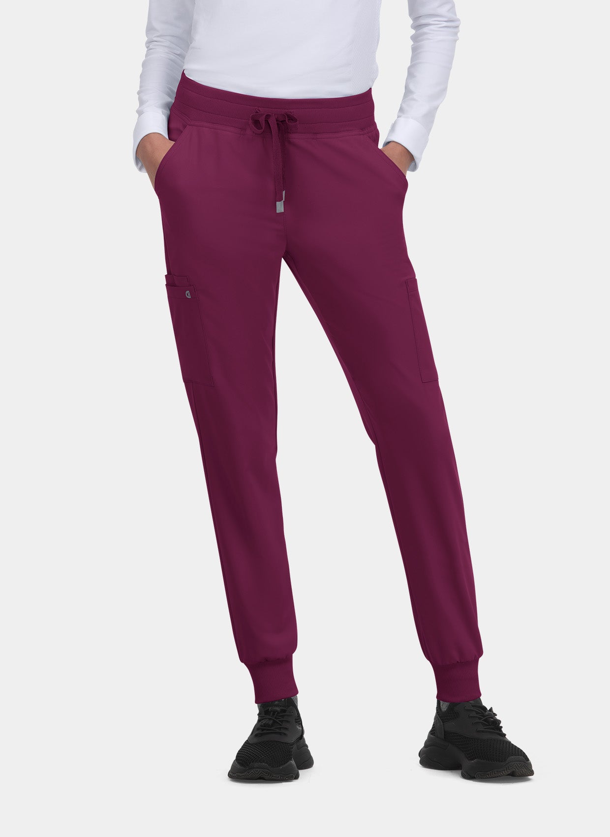 Pantalon médical femme Pulse Joggers  - Bordeaux