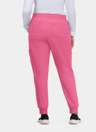 Pantalon médical femme Pulse Joggers  - Rose framboise - dos