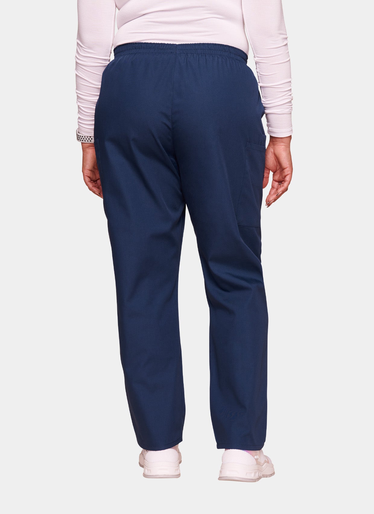 Pantalon médical unisexe Cherokee avec élastique Bleu Marine dos