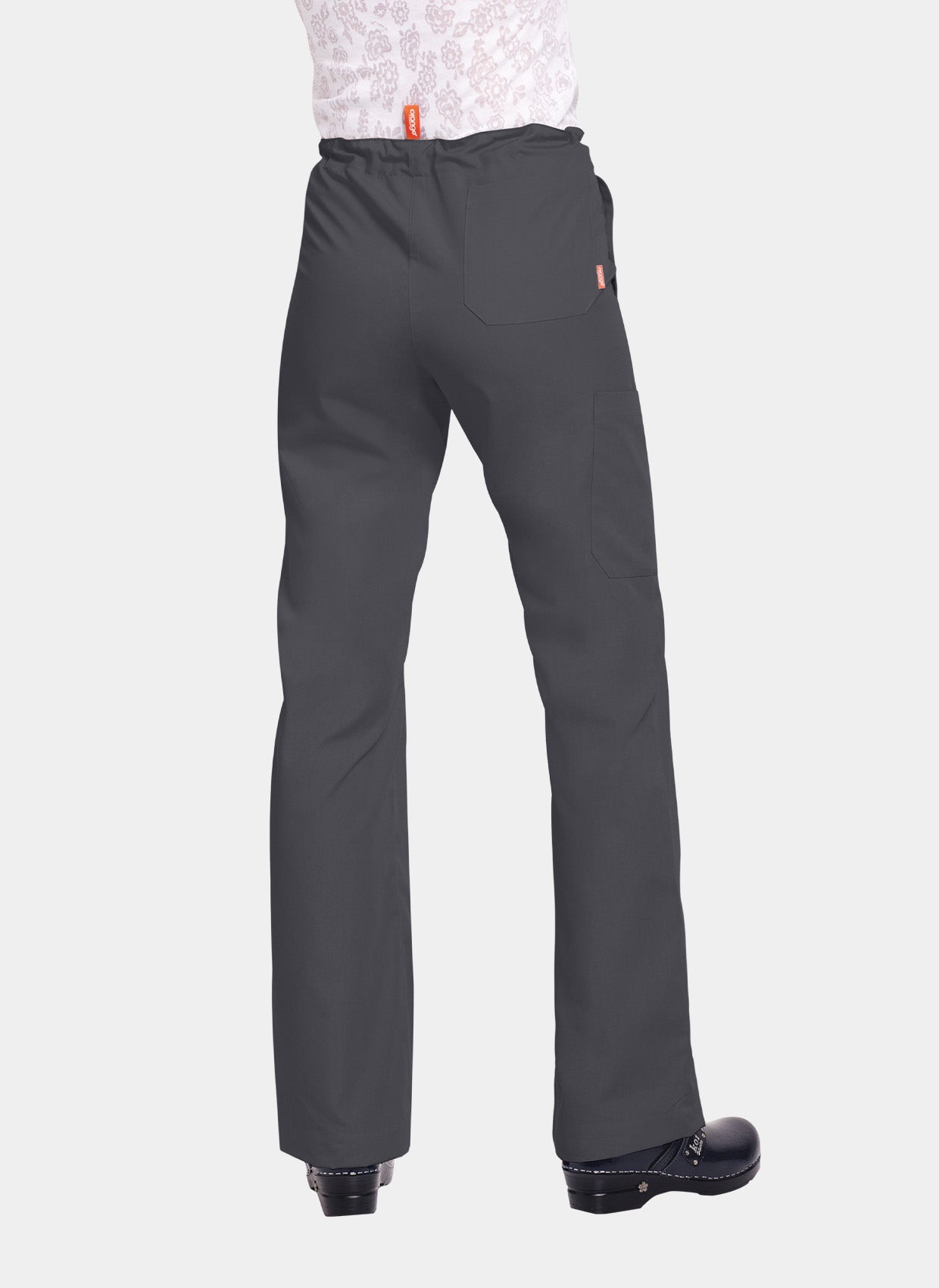 Pantalon médical unisexe Huntington Orange Standard Anthracite Dos