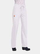 Pantalon médical unisexe Huntington Orange Standard Blanc