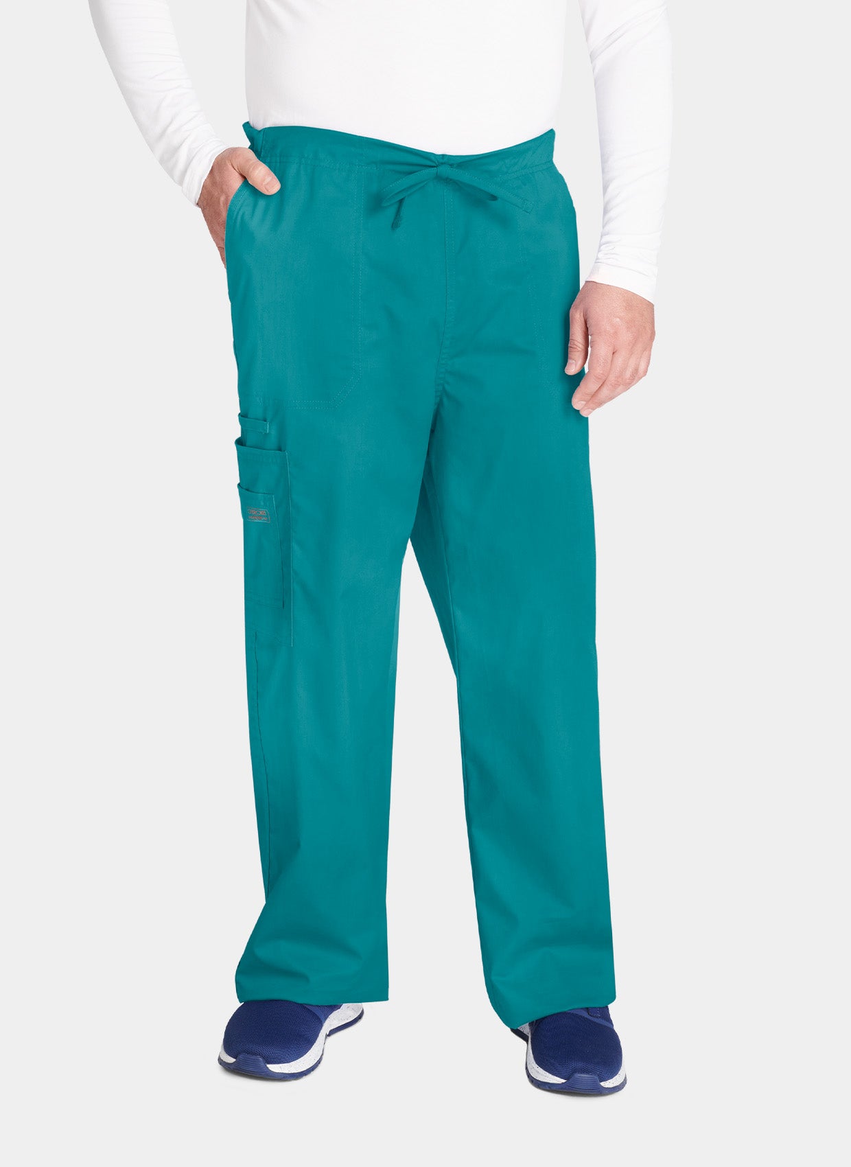 Pantalon médical unisexe cargo Cherokee Core Stretch bleu canard