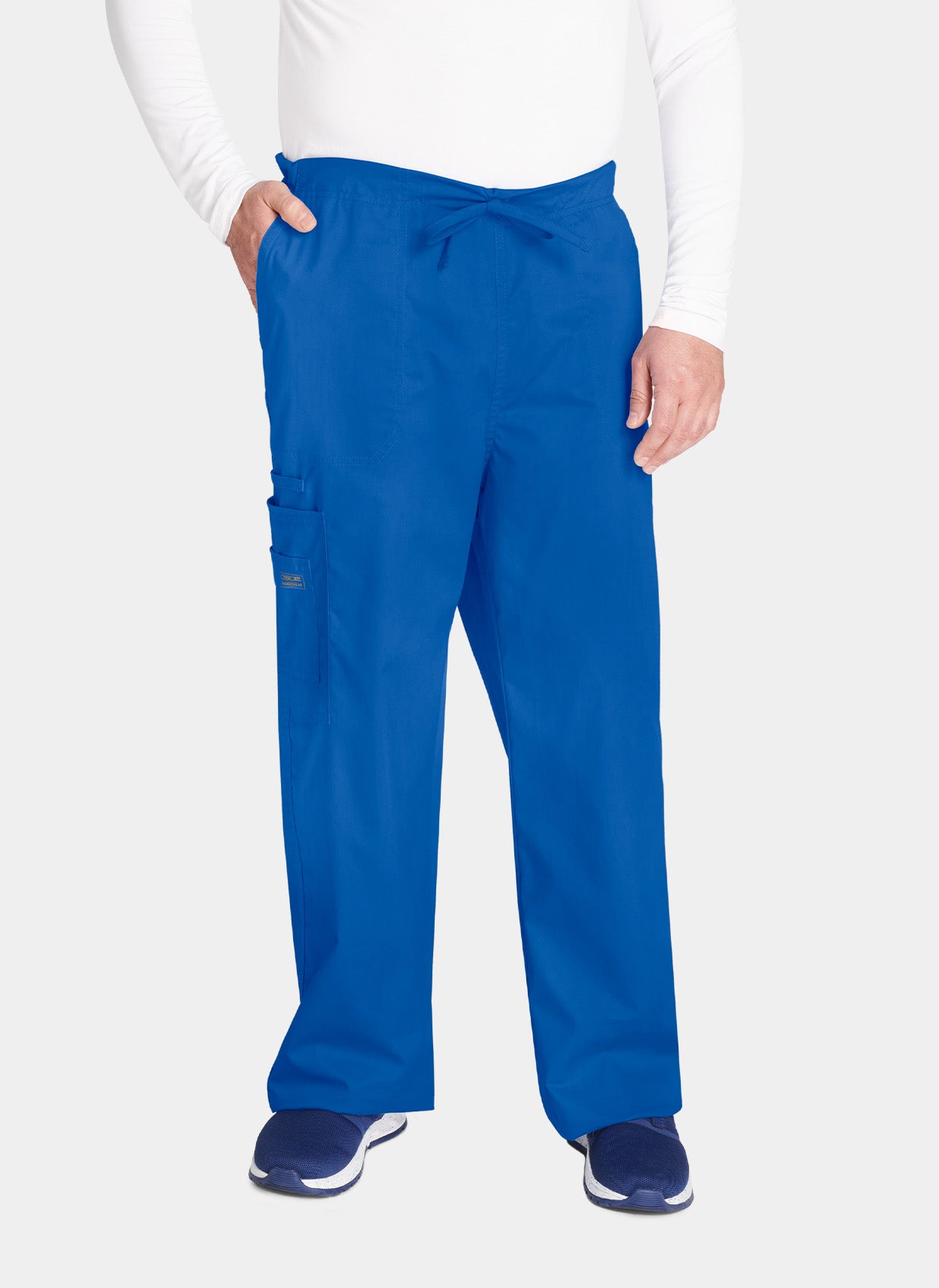 Pantalon médical unisexe cargo Cherokee Core Stretch bleu roi