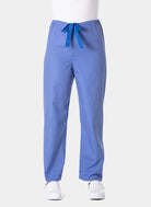 Pantalon médical unisexe et réversible bleu ciel