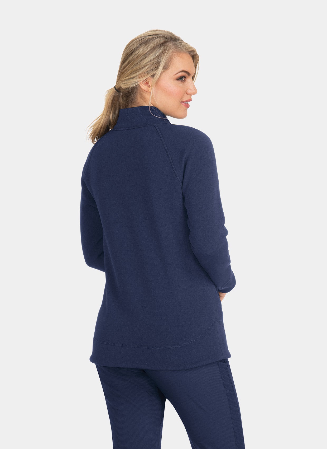 Veste passe couloir femme Koi Lite Bien-être bleu marine dos