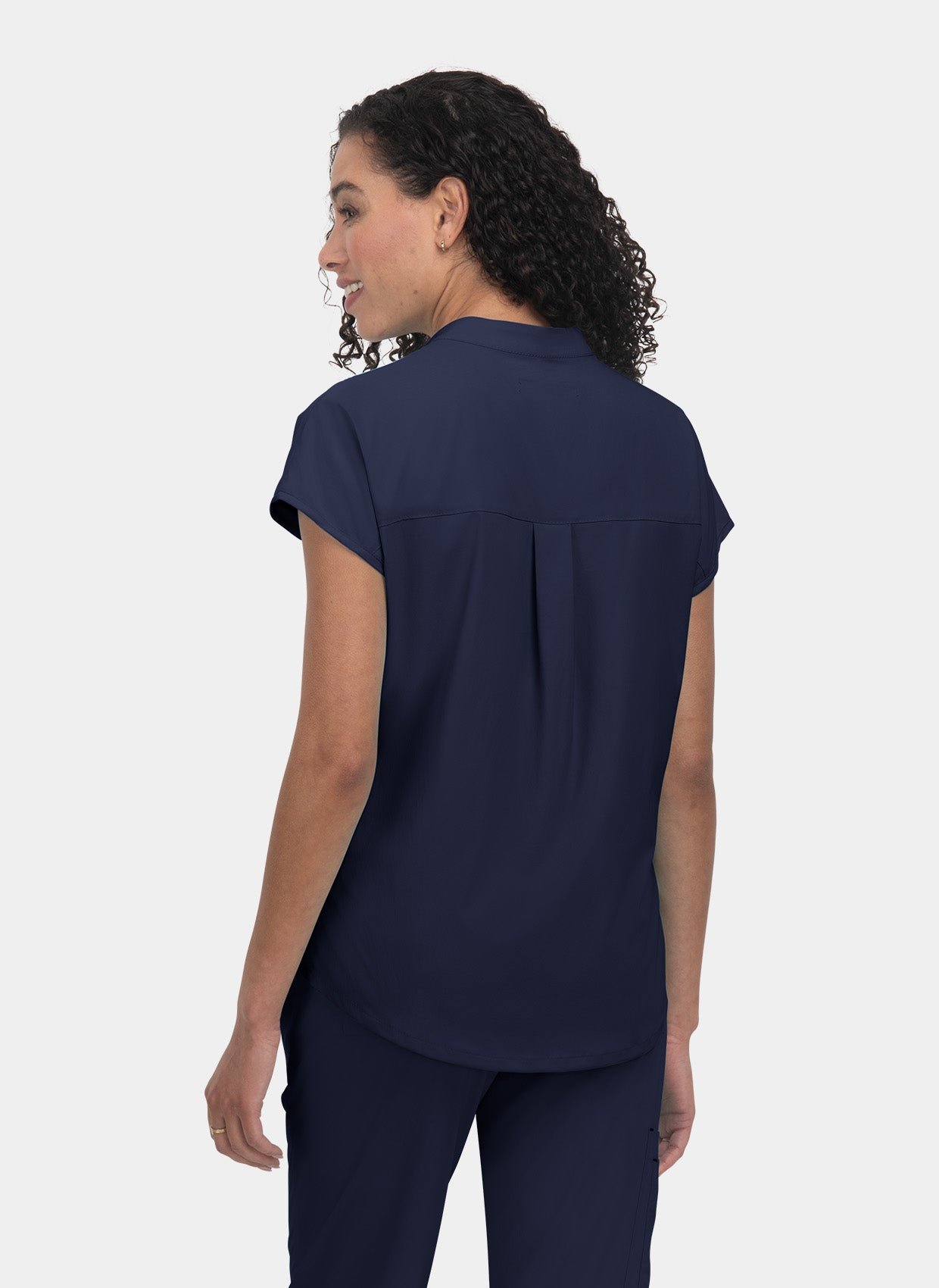 Blouse médicale femme Koi Basics Ari Dos - Bleu marine