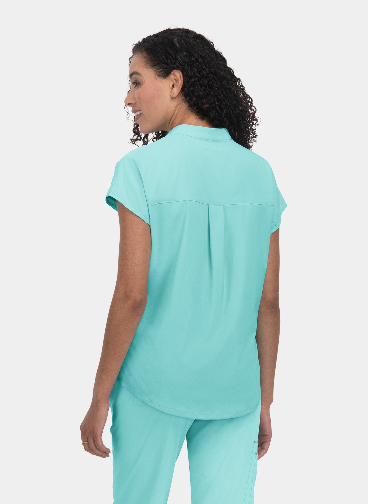 Blouse médicale femme Koi Basics Ari Dos - Menthe fraîche