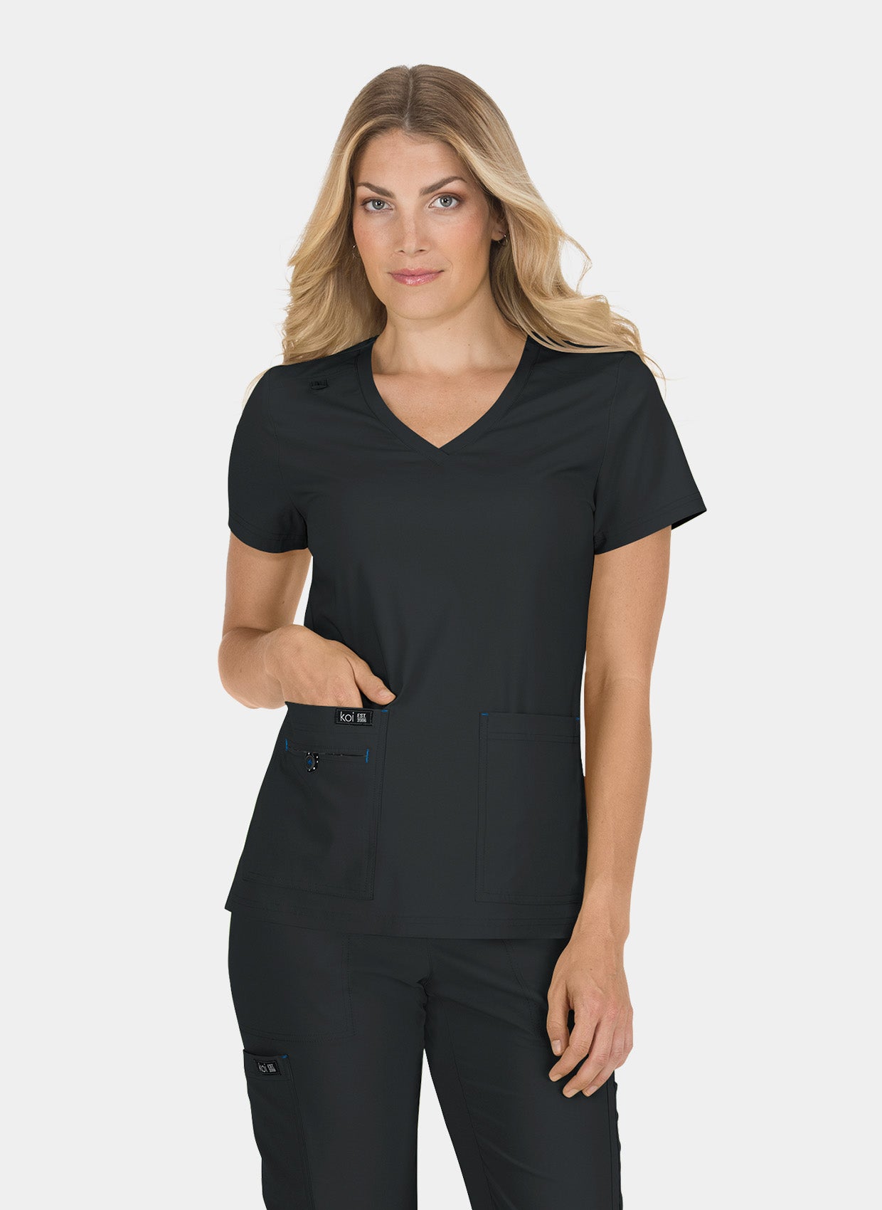 Blouse médicale femme Koi Basics Becca - Noir