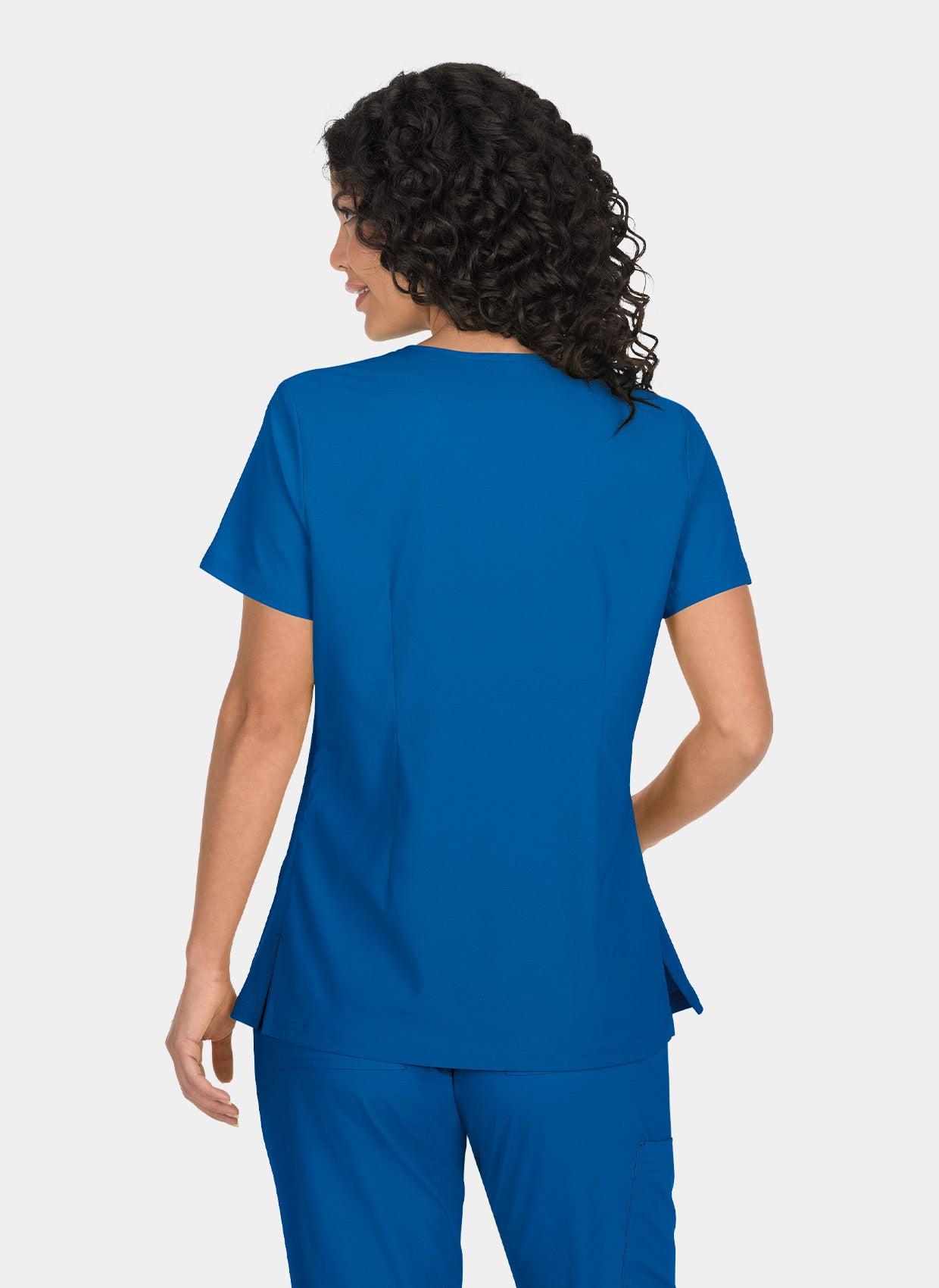 Blouse médicale femme Koi Basics Katie Dos -  Bleu roi