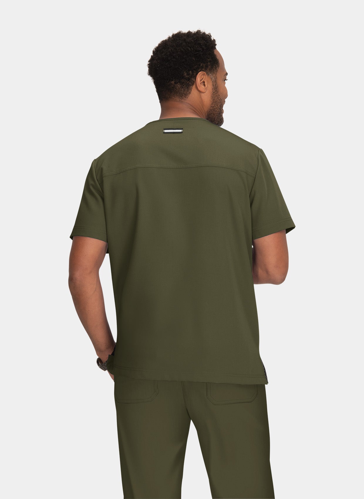 Blouse médicale homme Koi Next Gen Liberté Dos - Olive