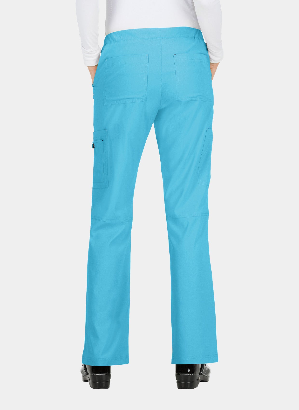 Pantalon médical femme Koi Basics Holly Dos - Bleu électrique