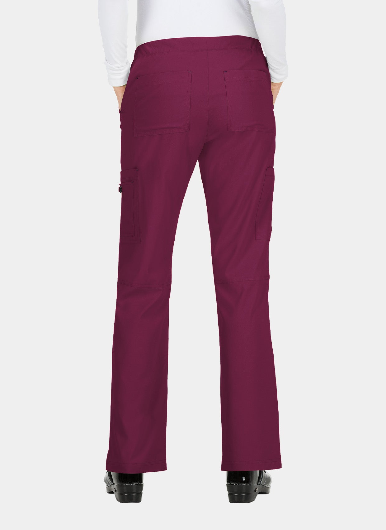 Pantalon médical femme Koi Basics Holly Dos - Bordeaux