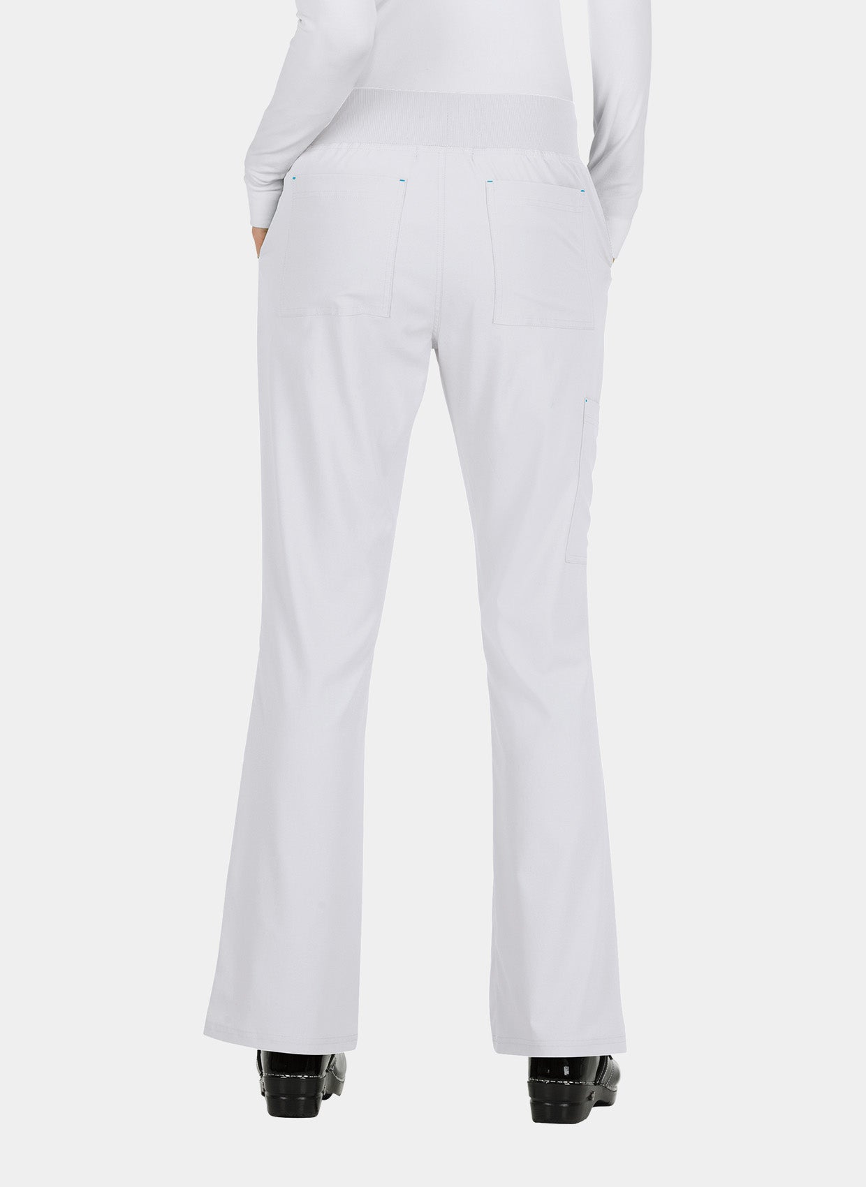 Pantalon médical femme Koi Basics Laurie Dos - Blanc