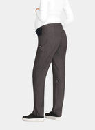 Pantalon médical femme maternité Koi Next Gen En mouvement Dos - Gris chiné