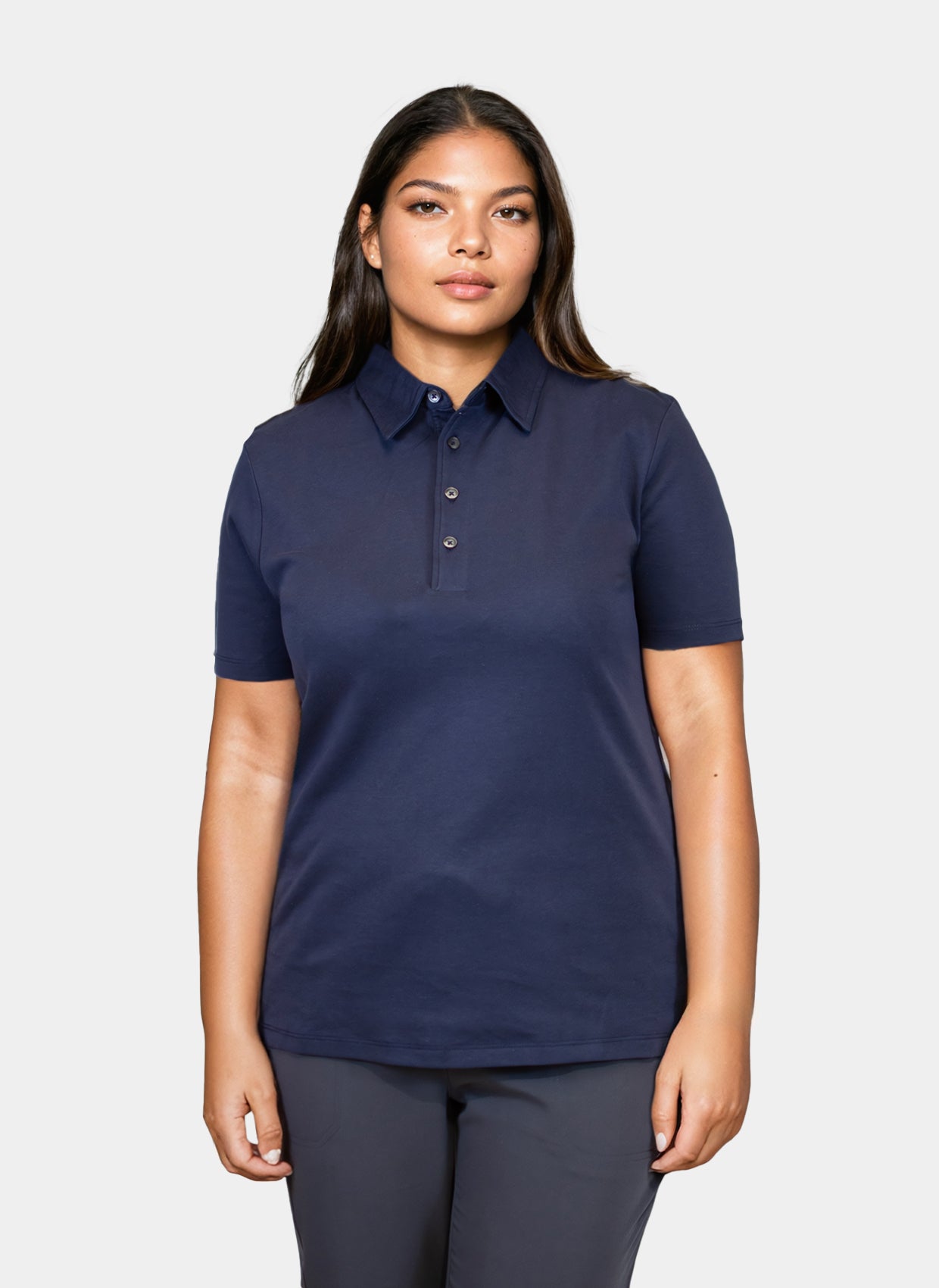 Polo médical Tee Jays bleu marine