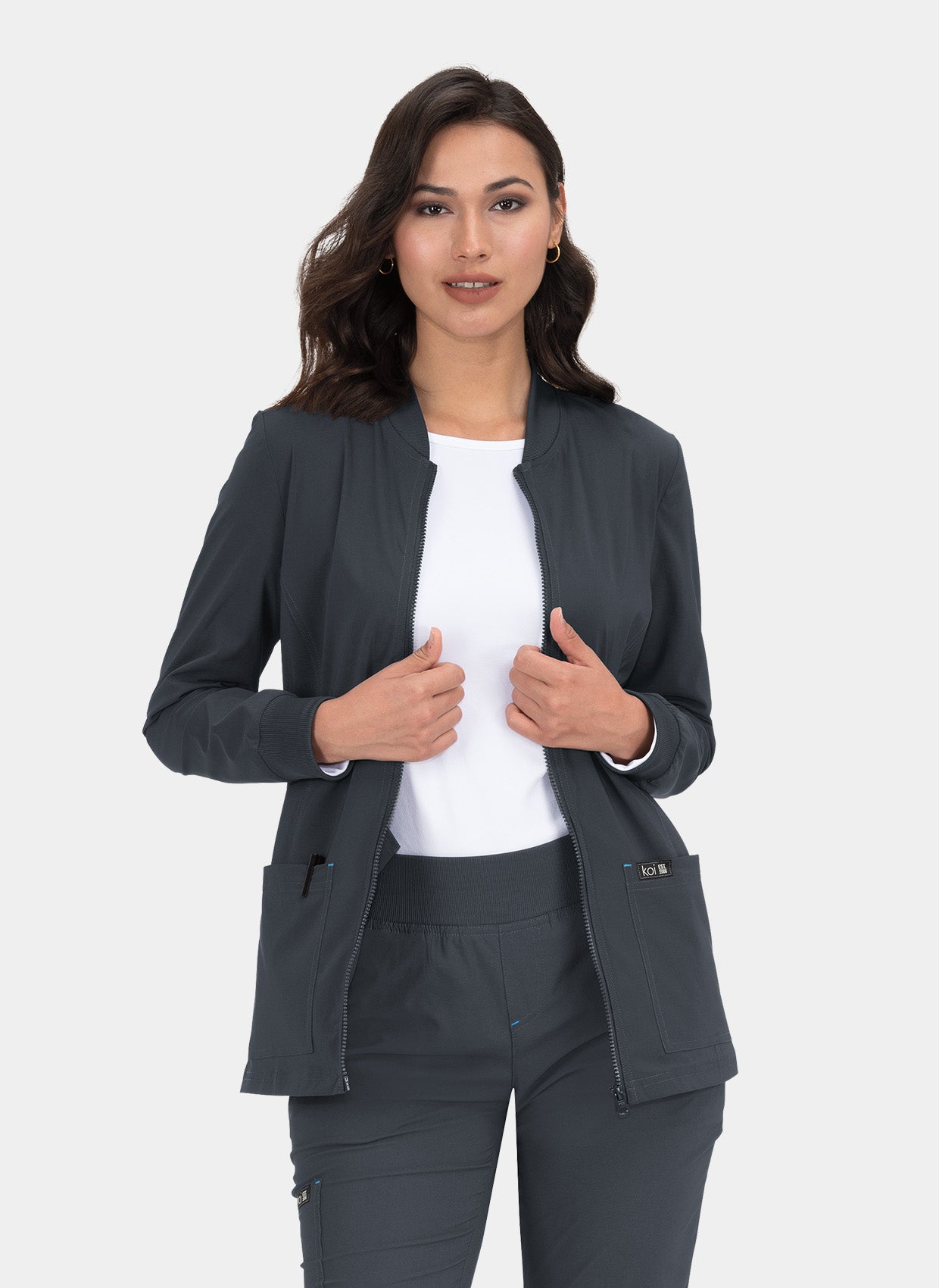 Veste passe couloir femme Koi Basics Andrea - Anthracite