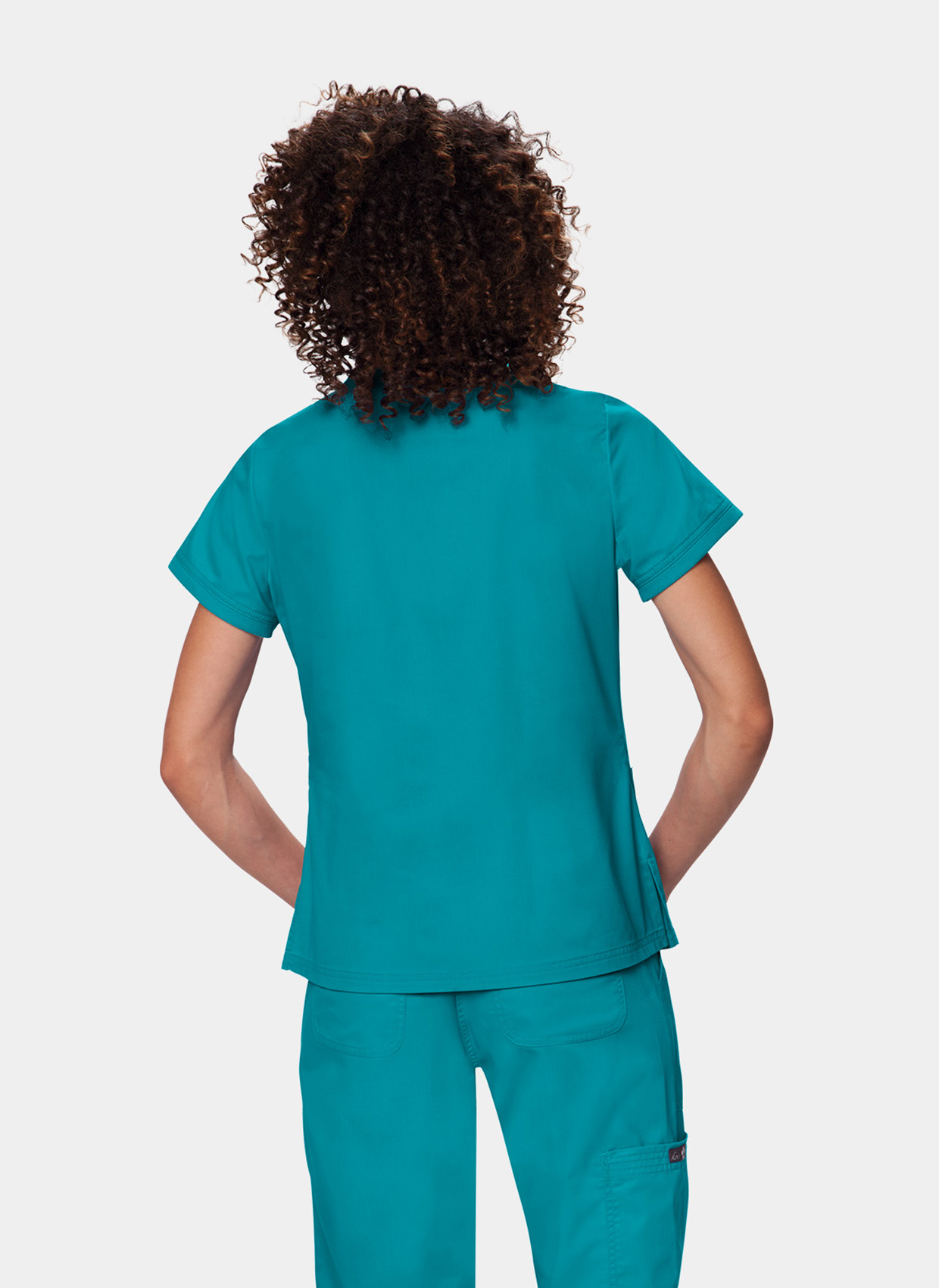 Blouse médicale femme Koi Nicole - Turquoise - dos